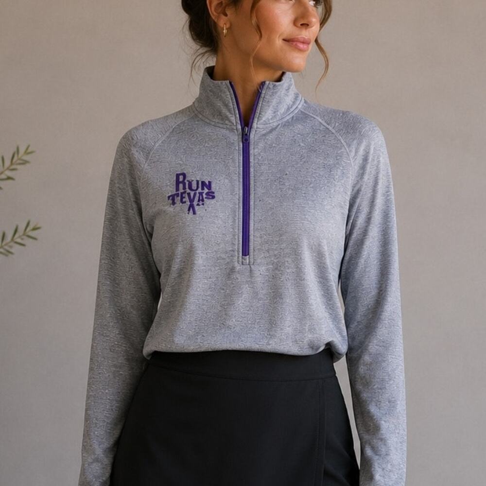Patagonia Blue Capilene Base Layer Quarter Zip Medium